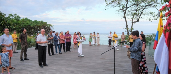 Embajada de Colombia en Indonesia conmemoró fiestas patria en Bali